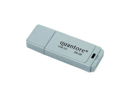 USB stick 3.0 Quantore USB-A 256GB zilver