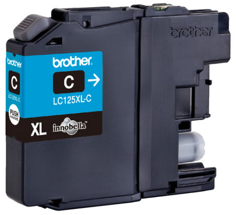 Inktcartridge Brother LC-125XLC blauw