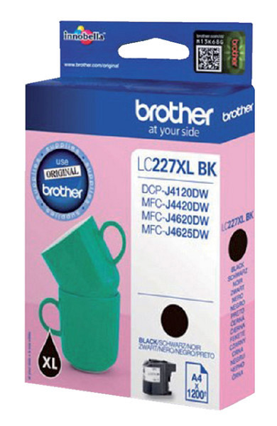 Inktcartridge Brother LC-227XLBK zwart