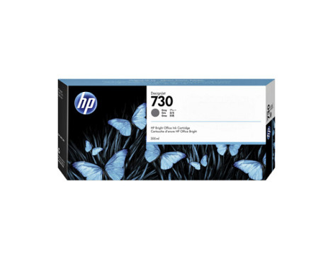 Inktcartridge HP P2V72A 730 300ml grijs
