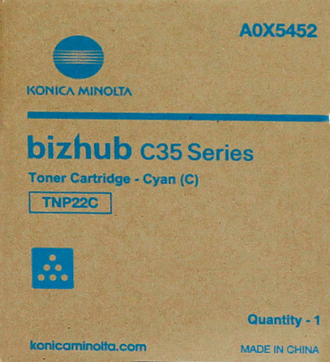 Tonercartridge Minolta Bizhub C35 blauw
