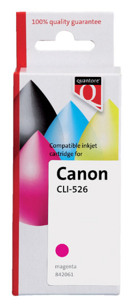 Inktcartridge Quantore alternatief tbv Canon CLI-526 rood