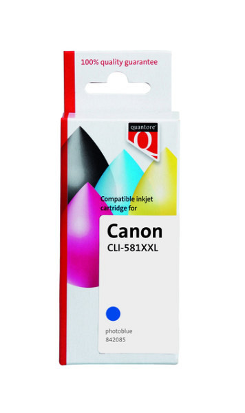 Inktcartridge Quantore alternatief tbv Canon CLI-581XXL foto blauw