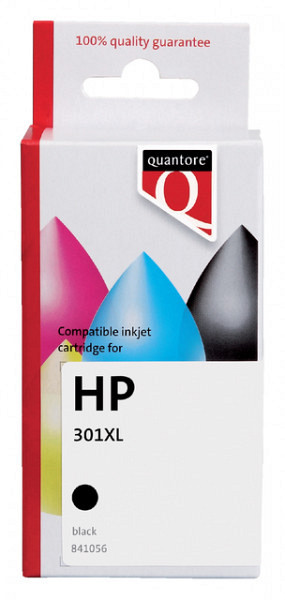 Inktcartridge Quantore alternatief tbv HP CH563EE 301XL zwart