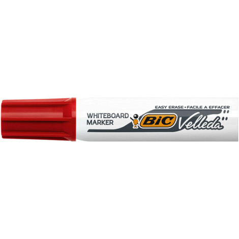 Viltstift Bic Velleda 1781 whiteboard schuin large rood