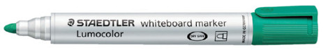Viltstift Staedtler Lumocolor 351 whiteboard rond groen 2mm