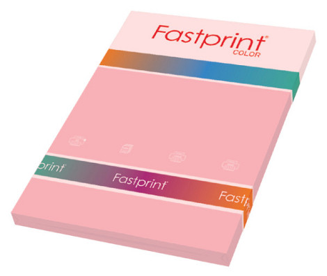 Kopieerpapier Fastprint A4 160gr lichtroze 50vel