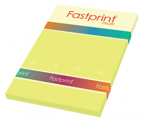Kopieerpapier Fastprint A4 80gr geel 100vel
