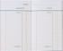 Kasboek 135x83mm 72blz 1 kolom oranje