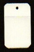 Hangetiket op rol 30x50mm wit geperforeerd 1000 stuks