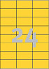 Etiket Avery Zweckform 3451 70x37mm geel 2400stuks