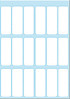Etiket HERMA 3650 12x34mm wit 126 stuks