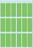 Etiket HERMA 3655 12x34mm groen 90 stuks