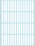 Etiket HERMA 2300 5x35mm wit 1920 stuks