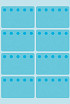 Etiket HERMA 3773 26x40mm diepvries blauw 48stuks