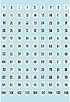 Etiket HERMA 4128 8mm getallen 1-540 540 stuks