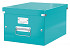 Opbergbox Leitz WOW Click & Store 281x200x370mm ijsblauw