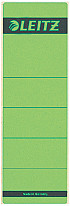 Rugetiket Leitz breed/kort 62x192mm zelfklevend groen 10 stuks