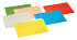 Vouwmap Secolor A4 100% gerecycled karton 250gr geel