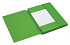 Dossiermap Secolor A4 3 kleppen 225gr groen