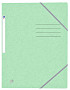 Elastomap Oxford Top File+ A4 3 kleppen 390gr pastel groen