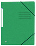 Elastomap Oxford Top File+ A4 3 kleppen 390gr groen