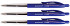 Balpen Quantore drukknop blauw medium