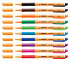 Rollerpen STABILO PointVisco 1099/10 fijn assorti etui à 10 stuks