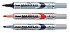 Viltstift Pentel MWL5S Maxiflo whiteboard rond 1mm blauw