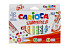 Viltstift Carioca stempelstift 2 in 1 assorti set à 12 stuks