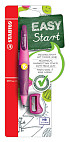 Vulpotlood STABILO Easyergo HB 3.15mm linkshandig roze/lila incl puntenslijper blister à 1 stuk