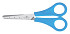 Kinderschaar Westcott 130mm ronde punt lichtblauw