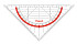 Geodriehoek Maped Geo-Flex 16cm