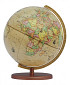Globe Columbus Renaissance houten voet 30cm 603016/H