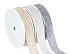 Lint luxe Organic Pristine zwart 25mm x 15 meter