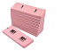 Nummerblok 42x105mm nummering 1-1000 roze 10 stuks