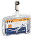 Veiligheidspashouder Durable 8005 dicht met clip 54x85mm