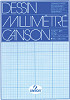 Millimeterblok Canson A4 blauw