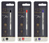 Balpenvulling Parker Quinkflow medium zwart blister à 1 stuk