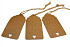 Label hart karton 4x8cm + 22cm met koord 50 stuks