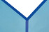 Boekensteun MAUL 10x10x13cm acryl set 2 neon blauw transparant
