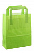 Papieren tas 18x08x22cm 50st licht groen OP=OP