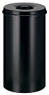 Papierbak met vlamdover Vepabins 50 liter 335mm zwart