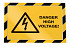 Duraframe Durable 4945130 security A4 magneet geel/zwart