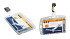 Veiligheidspashouder Durable 8118 open met clip 54x85mm