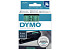 Labeltape Dymo D1 40919 720740 9mmx7m polyester zwart op groen