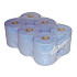 Poetspapier BLAUW midi 20cmx300mtr 1-laags 6 stuks