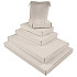 Brievenbusdoos A4 met klep 310x220x28mm wit 50 stuks