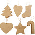 Kersthangers Creativ Company 6 stuks, 6 designs 7-8 cm