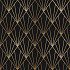 Cadeaupapier 30cm dessin ZP35 Diamond zwart/goud 100 meter